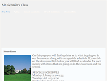 Tablet Screenshot of mrschmidtclass.weebly.com