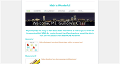 Desktop Screenshot of mathiswonderful.weebly.com