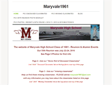 Tablet Screenshot of maryvale1961.weebly.com