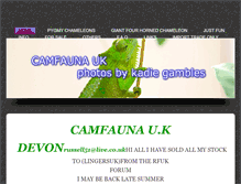 Tablet Screenshot of camfaunauk.weebly.com