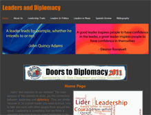 Tablet Screenshot of leadersindiplomacy.weebly.com