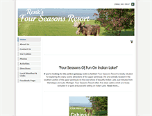 Tablet Screenshot of fourseasonsresort.weebly.com