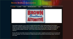 Desktop Screenshot of brownbrosautomotive.weebly.com