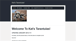 Desktop Screenshot of mytarantulas.weebly.com