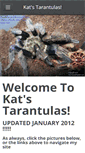 Mobile Screenshot of mytarantulas.weebly.com