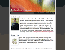 Tablet Screenshot of lastingloveministries.weebly.com