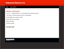 Tablet Screenshot of hollywoodglamource.weebly.com