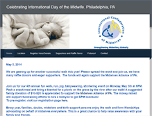 Tablet Screenshot of dayofthemidwiveswalkphilly.weebly.com