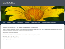 Tablet Screenshot of mrsbellsblog.weebly.com
