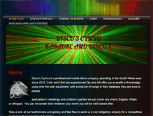 Tablet Screenshot of discoscymru.weebly.com