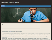 Tablet Screenshot of freebloodglucosemeter.weebly.com