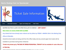 Tablet Screenshot of barrieicespectacular.weebly.com