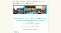 Desktop Screenshot of disneydreams-villa.weebly.com