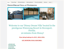 Tablet Screenshot of disneydreams-villa.weebly.com