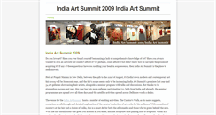 Desktop Screenshot of indiaartsummit.weebly.com