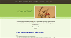 Desktop Screenshot of damesalamode.weebly.com