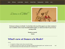 Tablet Screenshot of damesalamode.weebly.com