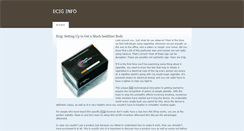 Desktop Screenshot of eciginfo.weebly.com