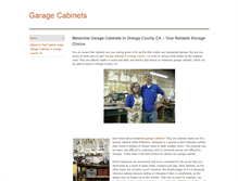 Tablet Screenshot of garagecabinetsoc.weebly.com