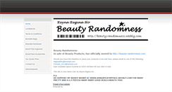 Desktop Screenshot of beauty-randomness.weebly.com
