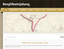 Tablet Screenshot of beaghrootsgalway.weebly.com