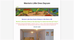 Desktop Screenshot of marshaslittleonesdaycare.weebly.com