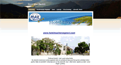 Desktop Screenshot of hotelmaxhercegnovi.weebly.com