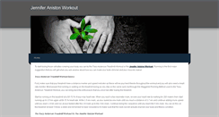 Desktop Screenshot of jenniferanistonworkout.weebly.com