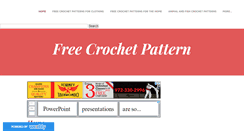 Desktop Screenshot of freecrochetpattern.weebly.com