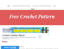 Tablet Screenshot of freecrochetpattern.weebly.com