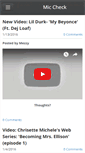 Mobile Screenshot of mic-check.weebly.com