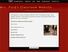 Tablet Screenshot of fordsclass.weebly.com