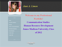 Tablet Screenshot of jamilimonportfolio.weebly.com