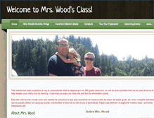 Tablet Screenshot of mrswoodsclassnews.weebly.com