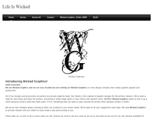 Tablet Screenshot of lifeiswickedgraphics.weebly.com