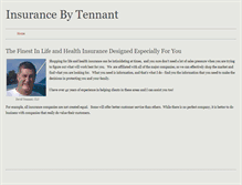 Tablet Screenshot of insurance-by-tennant.weebly.com