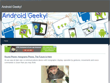 Tablet Screenshot of androidgeeky.weebly.com