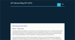 Desktop Screenshot of apcalc-kati.weebly.com