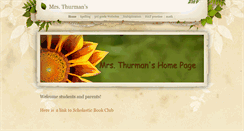 Desktop Screenshot of mrsthurmanspage.weebly.com