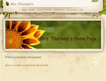 Tablet Screenshot of mrsthurmanspage.weebly.com