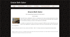 Desktop Screenshot of graciebethsalon.weebly.com