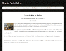 Tablet Screenshot of graciebethsalon.weebly.com