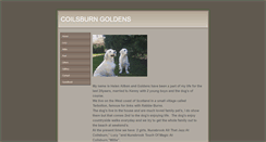 Desktop Screenshot of coilsburngoldens.weebly.com