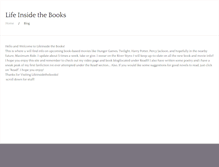 Tablet Screenshot of lifeinsidethebooks.weebly.com