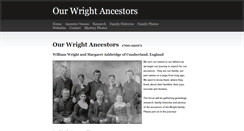 Desktop Screenshot of ourwrightancestors.weebly.com