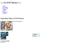 Tablet Screenshot of l2pvpmasterserver.weebly.com