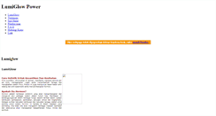 Desktop Screenshot of lumiglow.weebly.com