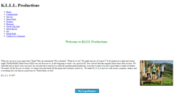 Desktop Screenshot of klllproductions.weebly.com