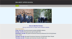 Desktop Screenshot of deawupperschool.weebly.com