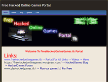 Tablet Screenshot of freehackedonlinegames.weebly.com